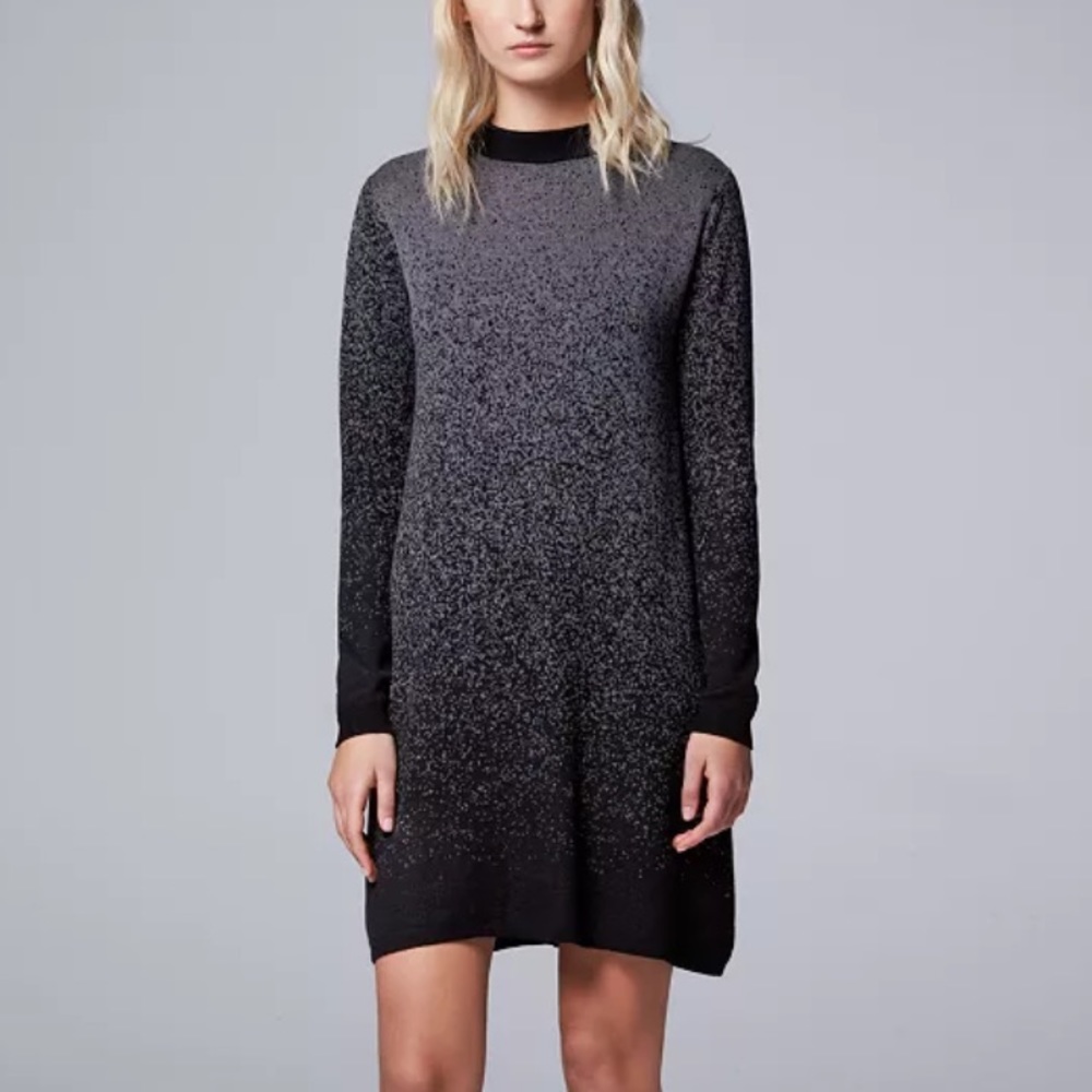 Ombré Midi Knit Dress